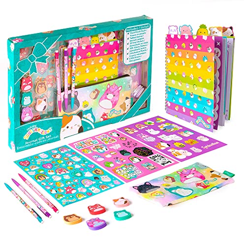 Fashion Angels Squishmallows Journal Gift Set, Includes Journal, Stickers, Pencils, Erasers & Pouch, Ideal for Gifting & Accessorizing for Kids & Teens - Image 3