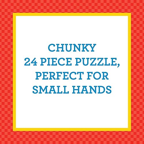 Miniatura 5 de Petit Collage Rompecabezas de piso, bomberos, 24 piezas, rompecabezas grande para niños, rompecabezas de bomberos completo mide 18 x 24 pulgadas, es