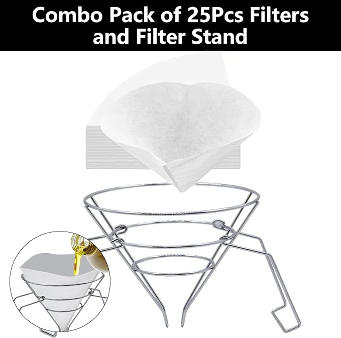 Filtro para aceite con soporte y 25 papeles filtrantes 10" miniatura 7