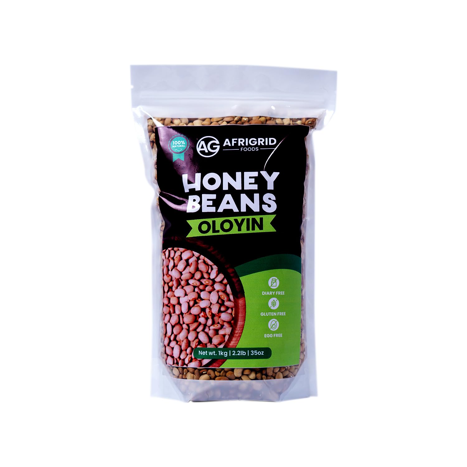 Honey Beans (Oloyin) by Afrigrid 2.2lb| 35oz