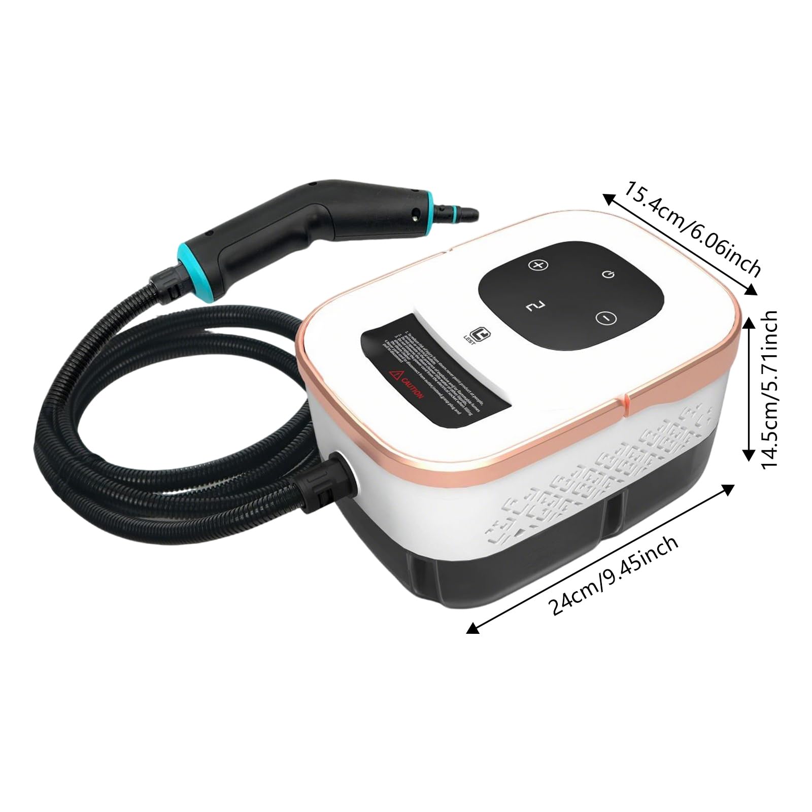 Limpiador a vapor 1500 W 4 bares con depósito de 1250 ml 6 niveles de vapor
