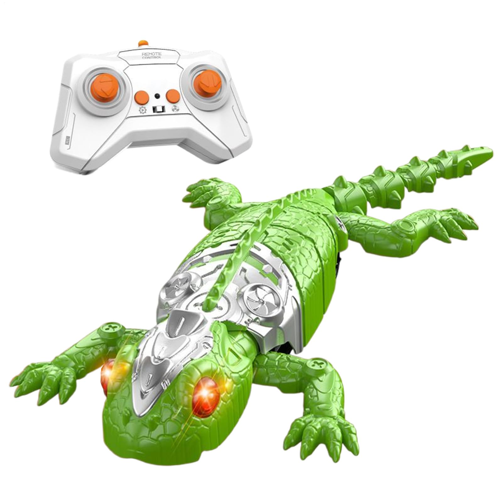 Gecko Escalador De Pared Con Control Remoto – Robot Lagarto Con Rotación 360° Y Ojos LED, Juguete Para Niños De 4 A 6 Años