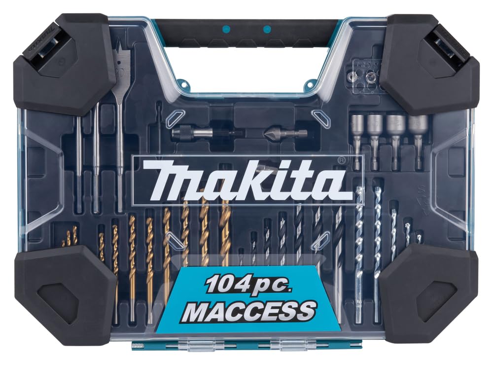 Makita E-22604 104 części Zestaw wierteł i bitów