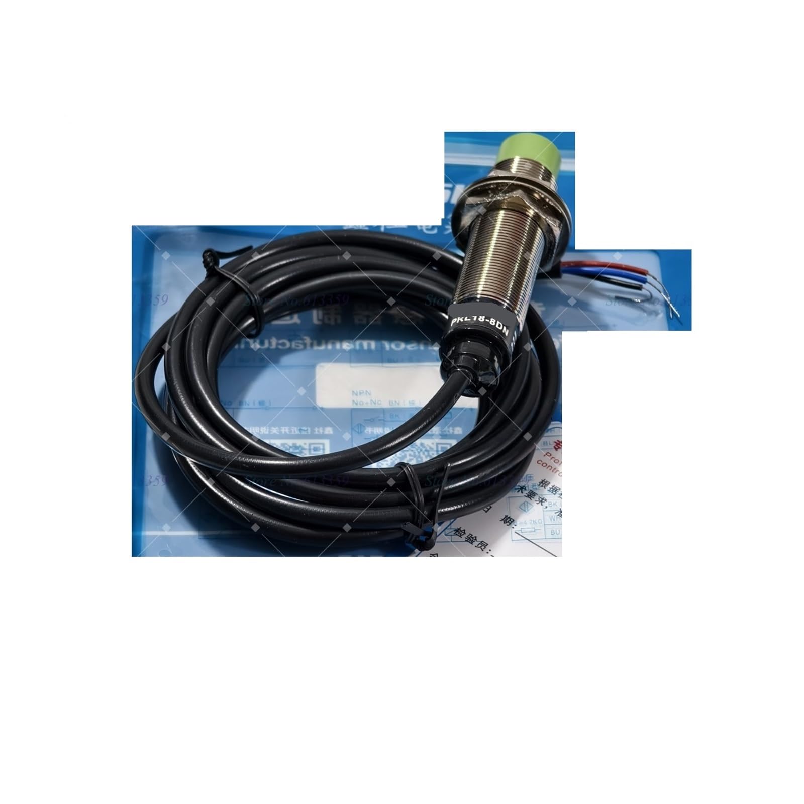 OSHZIKJII 2PCS PRL18-8DN or PRL18-8DP Proximity Switch Sensor(PRL18-8DN NPN NO)