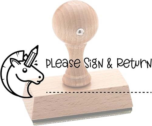 Miniatura 2 de Sello personalizado para profesores, trabajos para el aula, autoentintado o mango de madera, más de 20 diseños completados, bien hecho, gran trabajo