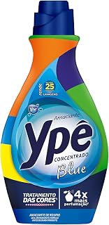 Kit Amaciante Concentrado de Roupas Ypê Blue 500ml 2un