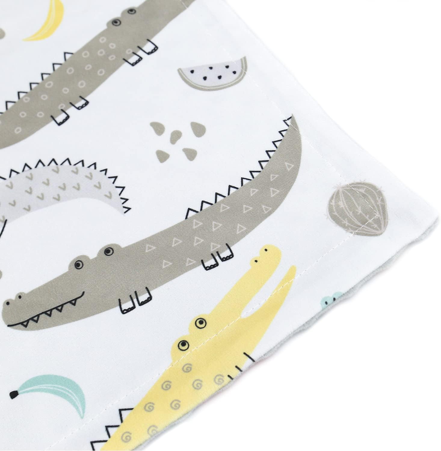 Baby Blanket Super Soft Plush with Double Layer Dotted Backing, Lovely Crocodile Animals Printed Unisex Design Receiving Blanket, 30x40 Inch : Baby