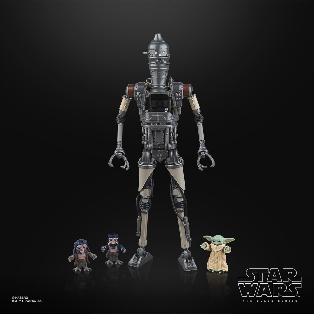Star Wars Boneco The Black Series HSG0074 15 cm IG-12 & Grogu