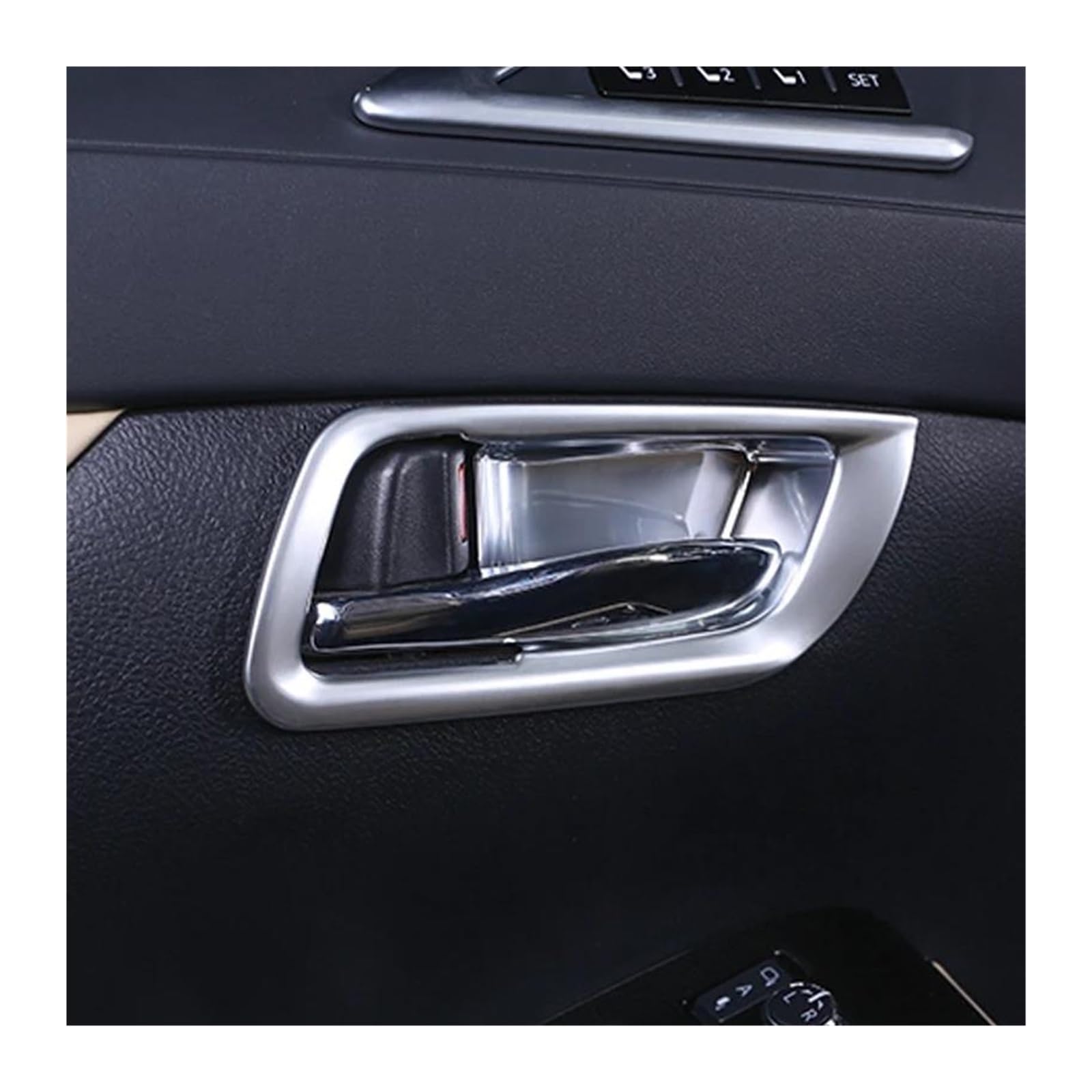 Rivestimento interno della consolle centrale ABS opaco per Alphard dal 2016 al 2018 Accessori per auto Decorazione della ciotola porta interna Protezione copertura del telaio Adesivo