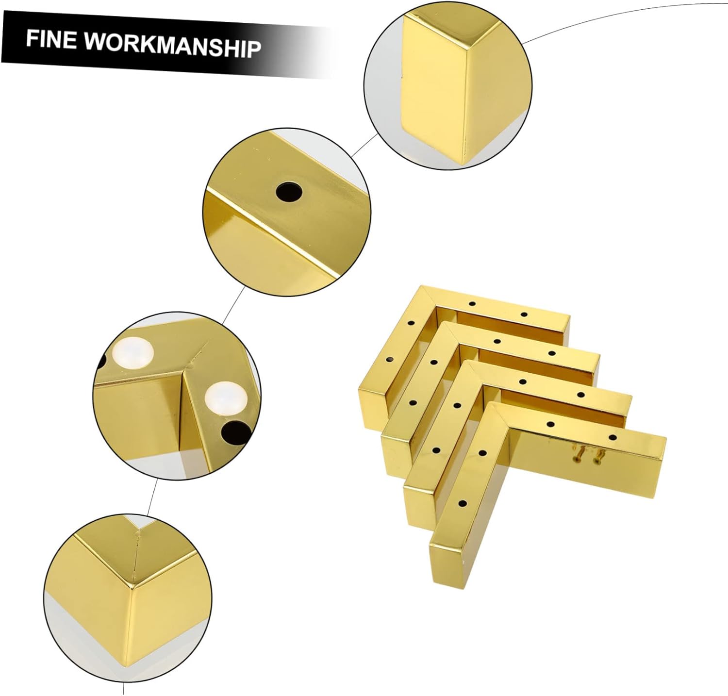 POPETPOP 1set Furniture Leg Levelers Furniture Feet for Hardwood Floors Easy Installation Heavy Duty Suitable for Sofas Beds Cabinets