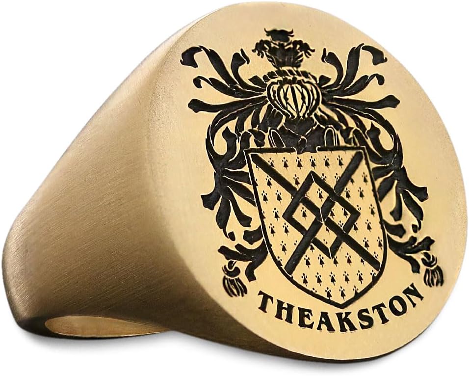 Coat of Arms Ring,Personalized Signet Ring, Customized Ring, Family Crest Ring Gift, Engraved Family Celtic Ring, Family Ring Gift