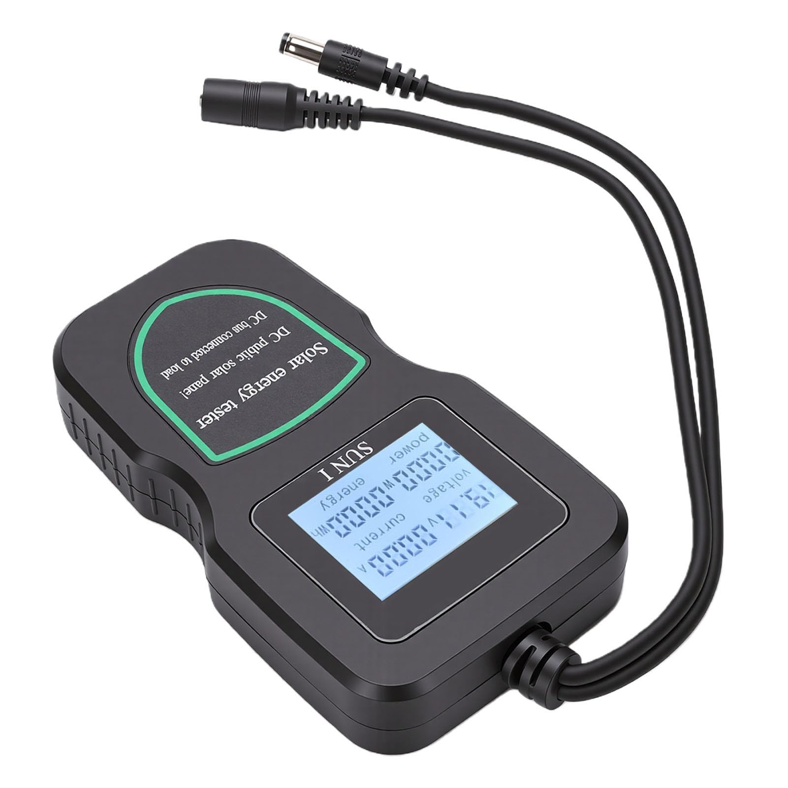Medidor de Potencia de Panel Solar, LCD Retroiluminado