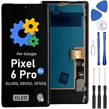 Screen Replacement for Google Pixel 6 Pro LCD Display Touch Digitizer Screen Assembly for GLUOG, G8VOU, GF5KQ with Tool Kits