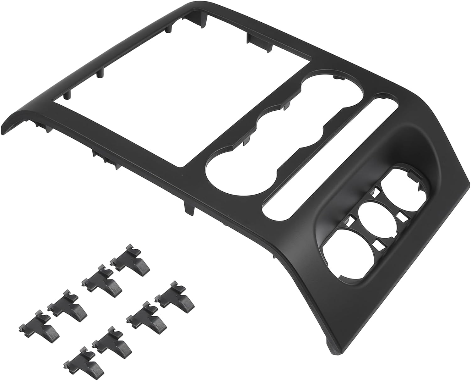 uxcell Front Dash Radio Bezel Center Trim Panel Cover for Ford F-150 2004 2005 2006 2007 2008 Dash Panel Cover Bezel Trim 4L3Z-1504302-AAA