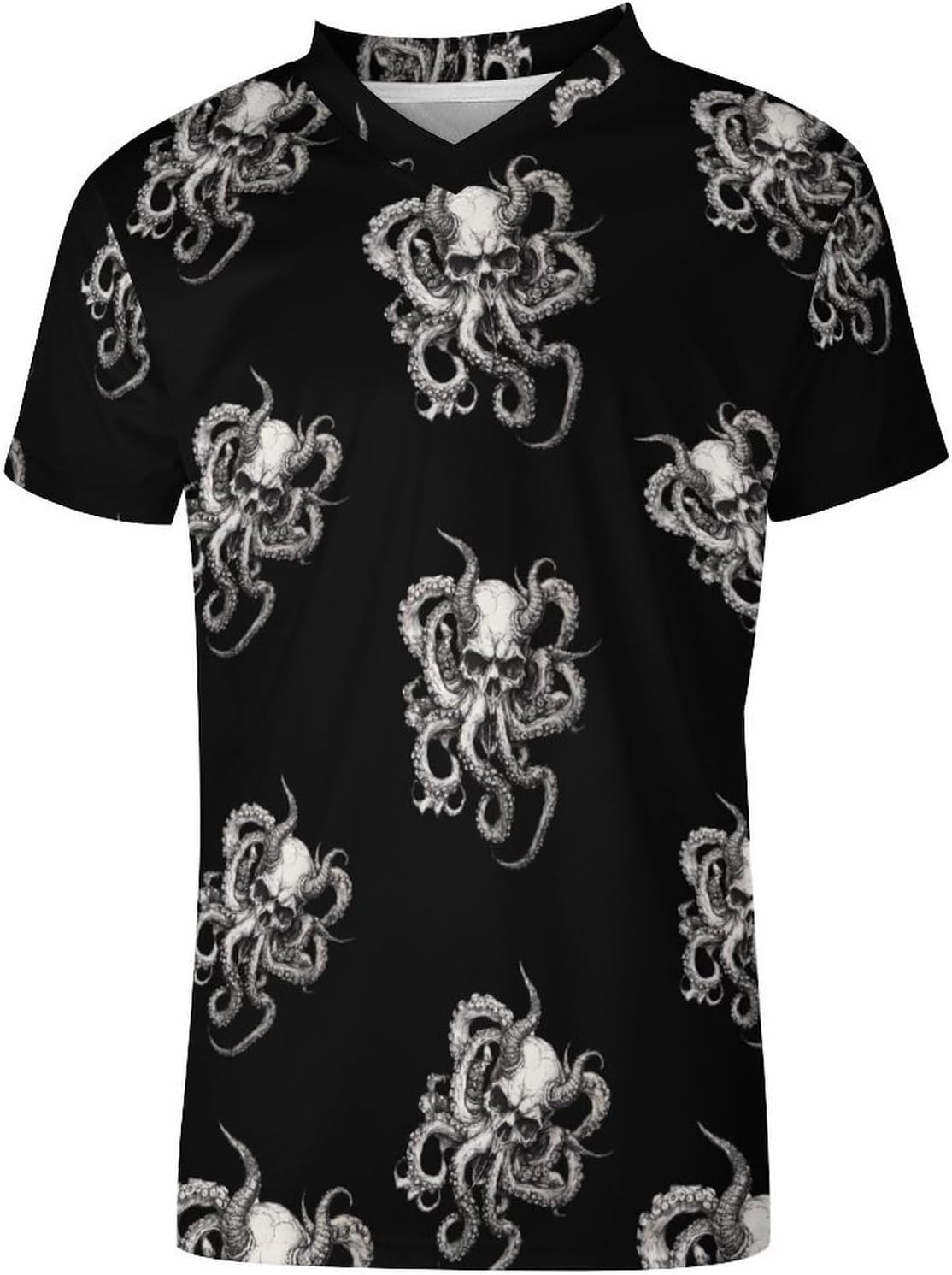 Goat Octopuss Horns Tentacles Soccer Jersey Football Shirt Athletic Sports T-Shirt Personalized for Men Women