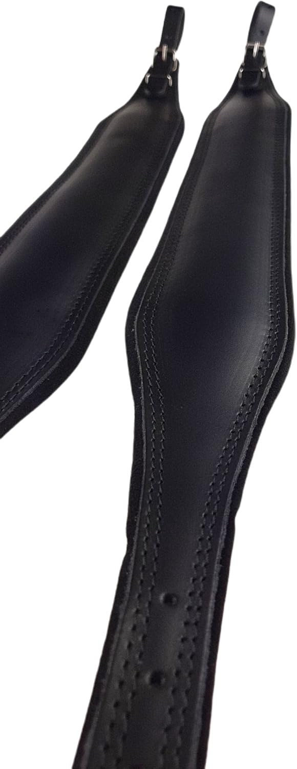 ProLine 7 cm Accordion Shoulder Strap Leather, black