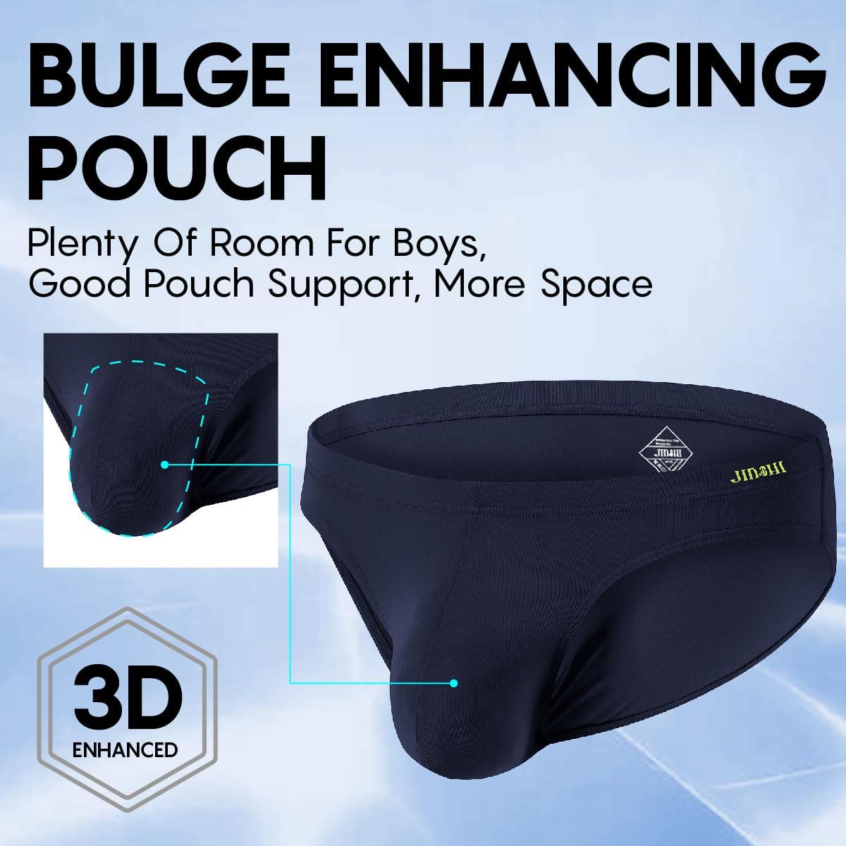 Men’s Pouch Underwear Bamboo Viscose Briefs Ultra-Soft & Moisture Wicking M L XL 2XL - Image 3