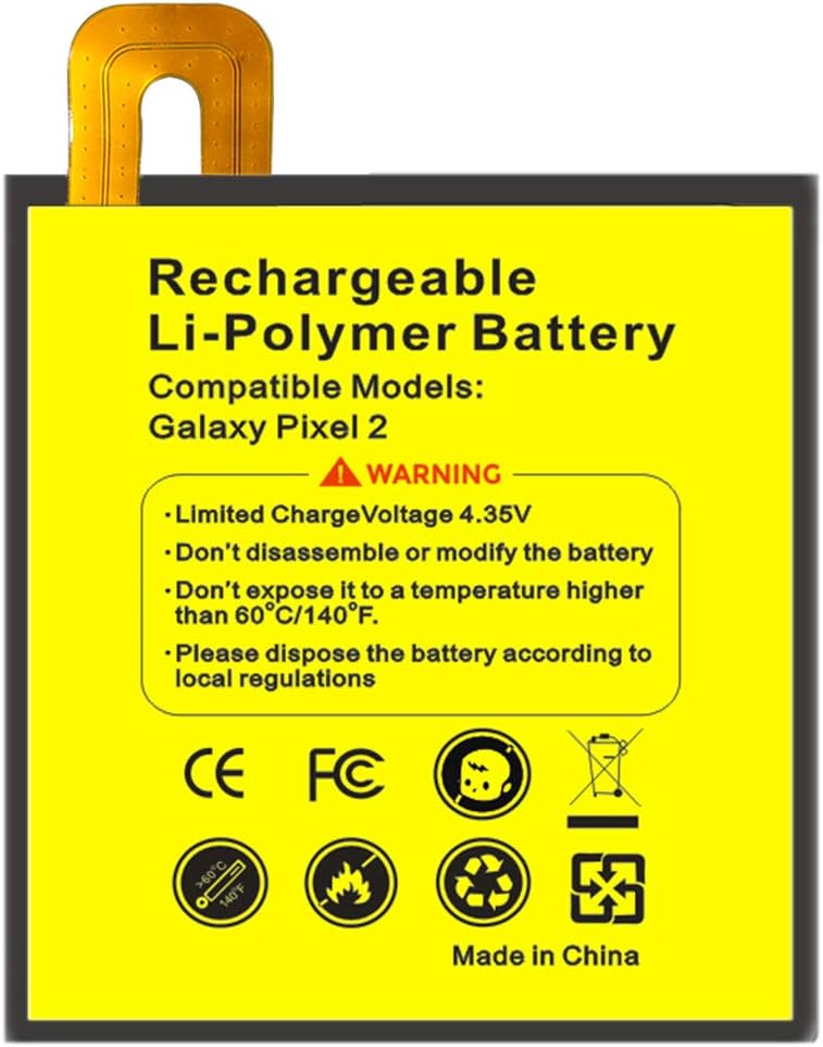 3100mAh Li-Polymer Battery BG2W Replacement for HTC Google Pixel 2 (5.0'') G011A-B with Repair Replacement Kit Tools