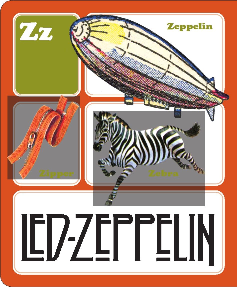 Apples to Zeppelin Board Book: A Rockin' ABC for Cool Kids! (Music Legends and Learning for Kids) - Image 6