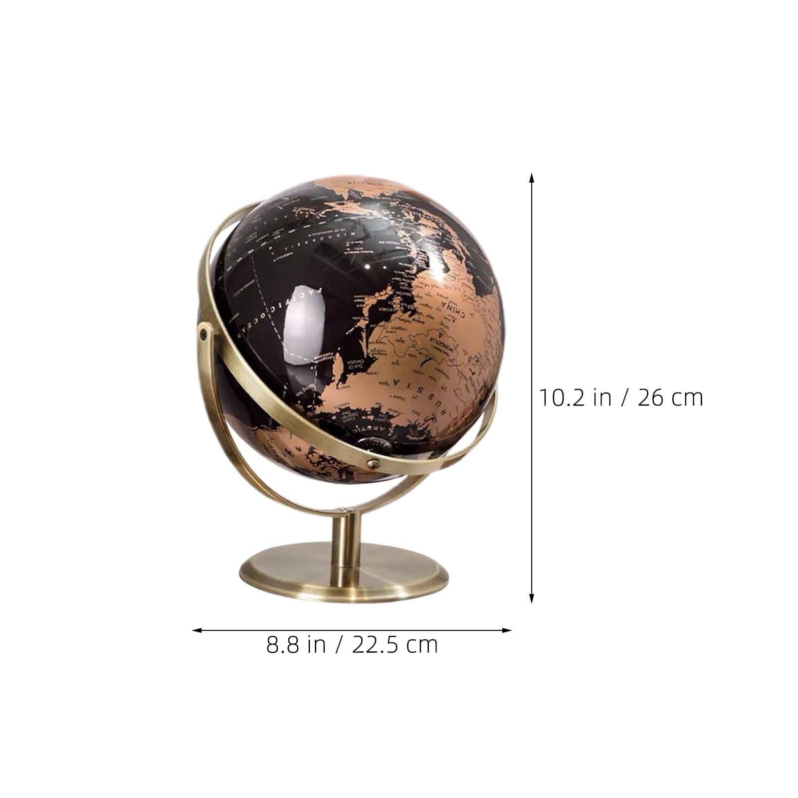 Gatuida Globo per la scuola domestica: decorazione da tavolo con globo - didattico interattivo per la classe elementare - ornamento universale Tellurion per tavolo da ufficio e apprendimento
