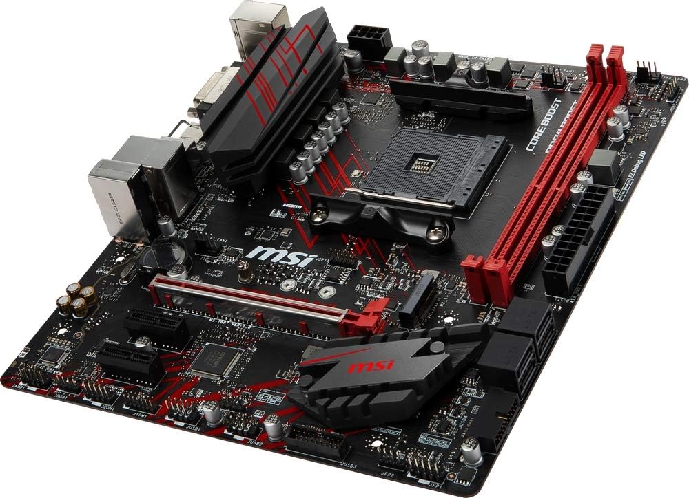 MSI B450M GAMING PLUS Scheda Madre DDR4, SATA3, M.2, Realtek GbE, USB 3.1