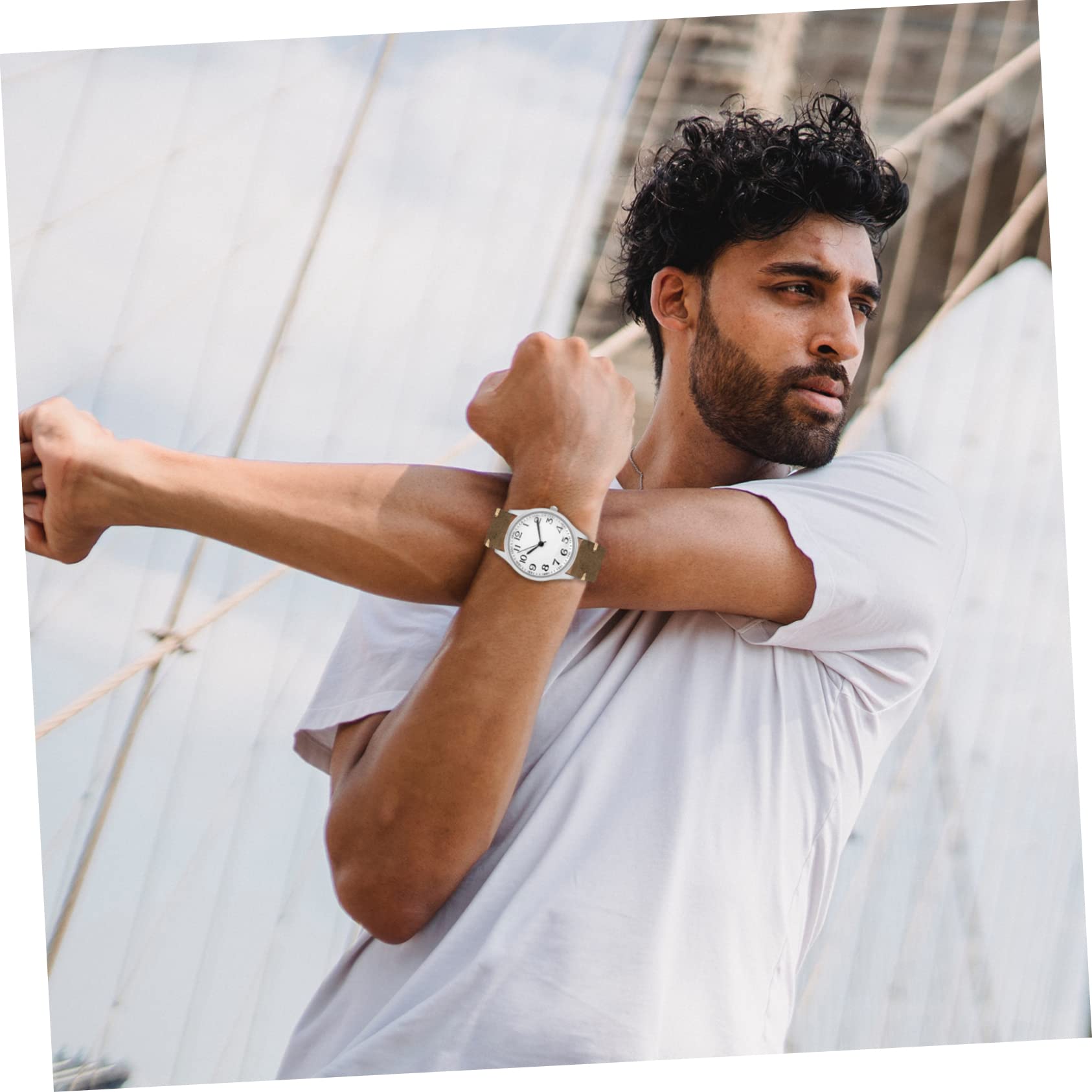LIFKOME 5 Correas De Reloj Para Hombre Reemplazables Versátiles Para Vestir Cumpleaños Acción De Gracias.