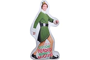 Gemmy Airblown Photorealistic 6ft Christmas Buddy The Elf Inflatable