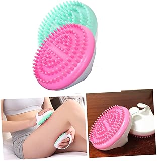 ADOCARN Esfoliante De Banho Esfoliante Corporal Esfoliante De Silicone Esfoliante Corporal De Banho Esfoliante Anticelulite Massageador Esfoliante De Couro Cabeludo Escova Esfoliante