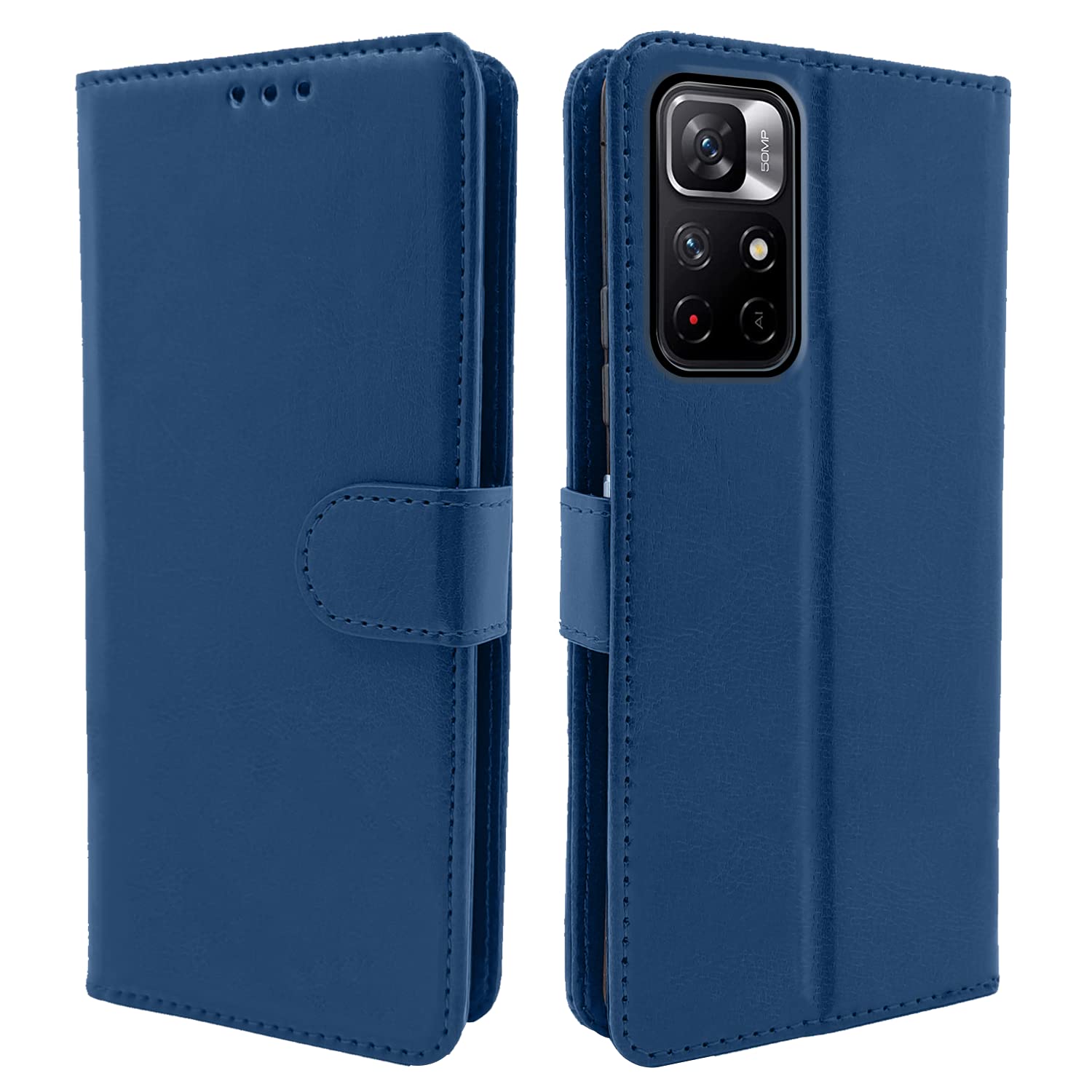 Pikkme Redmi Note 11T 5G / Poco M4 Pro 5G Flip Cover | PU Leather Finish | 360 Protection | Wallet & Stand | Strong Magnetic Flip Case for Redmi Note 11T 5G / Poco M4 Pro 5G (Blue) (B09NPS1H63) Amazon Price History, Amazon Price Tracker