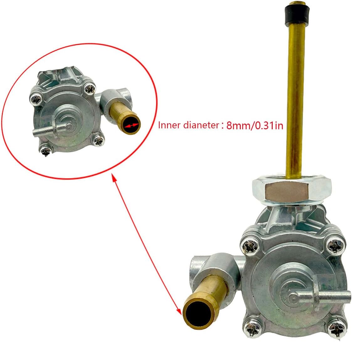 Fuel Petcock Valve Compatible with Honda Shadow Aero VT750C2 VT750CA VT750C2F 2007-2009 VT750C Gas Tank Switch Replace 16950-MEG-023