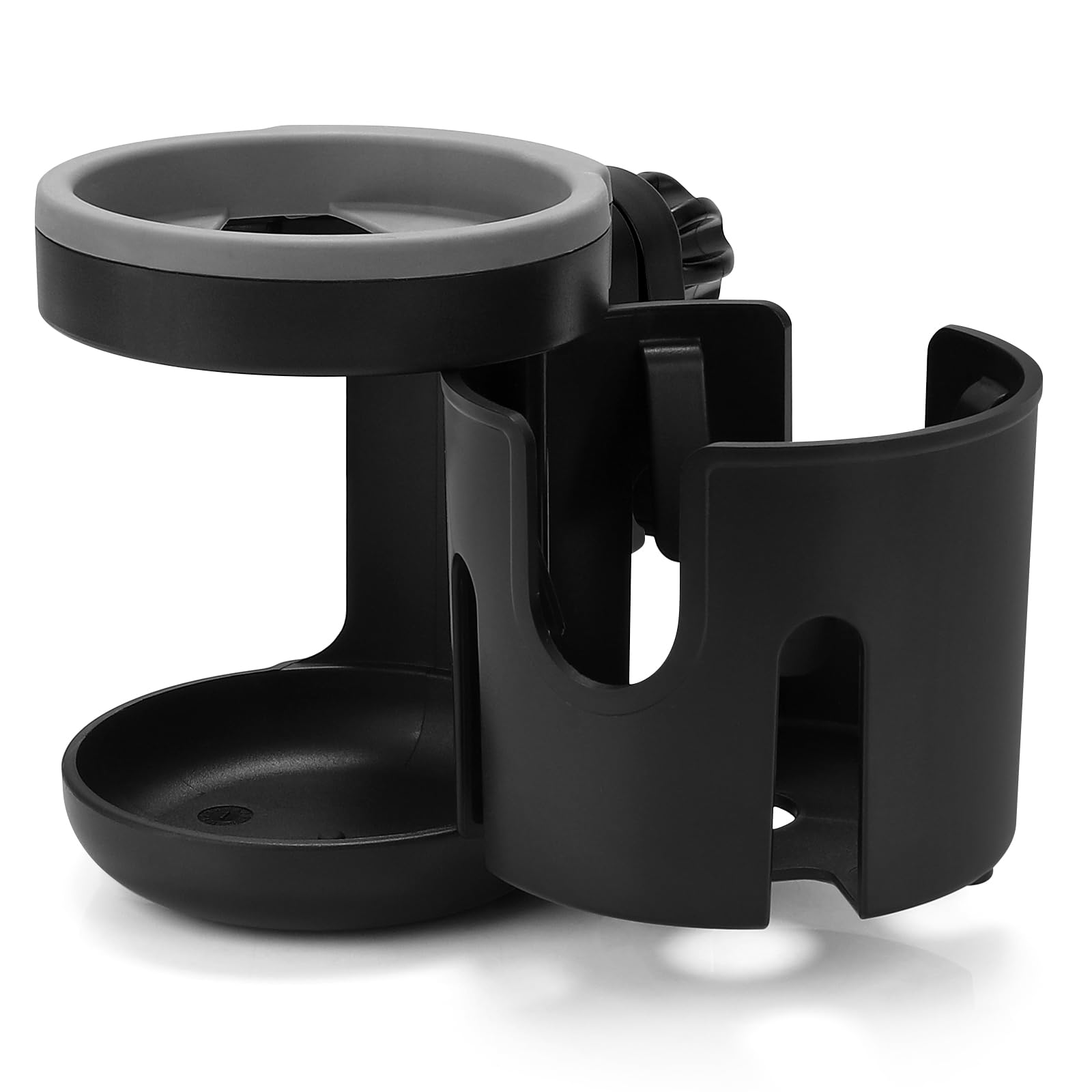 Accmor Stroller Cup Holder, Bike Cup Holder, Universal Cup Holder for Uppababy Nuna Doona Strollers, 2-in-1 Cup Phone Holder for Stroller, Bike, Wheelchair, Walker, Scooter
