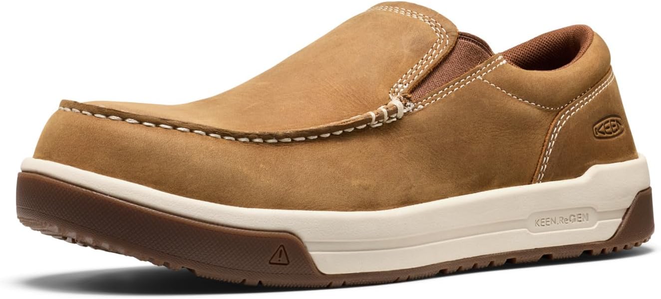 KEEN Utility Men's Gibson Slip On Composite Toe Non Slip Work Shoes