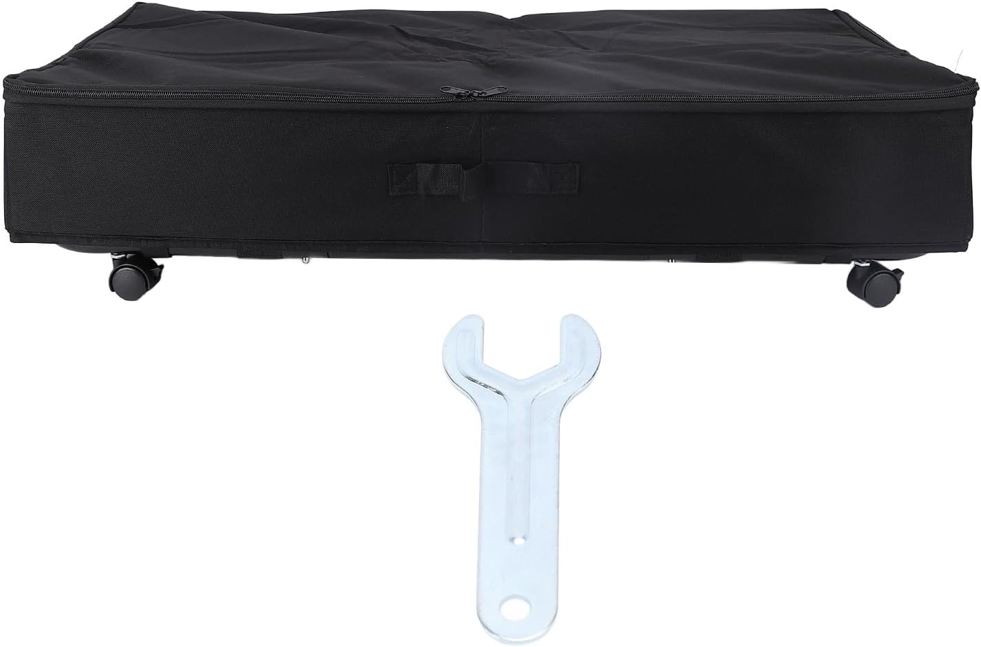 Dioche Under Bed Storage with Wheels - Rectangular Anti Dust Rolling Under Bed Storage Container for Clothes, Shoes, and Toys