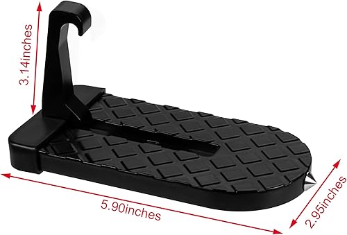 Miniatura 2 de EKEPIN Escalón de puerta de automóvil de ajuste universal para acceso al techo del automóvil, gancho para escalón de automóvil para techo, fácil