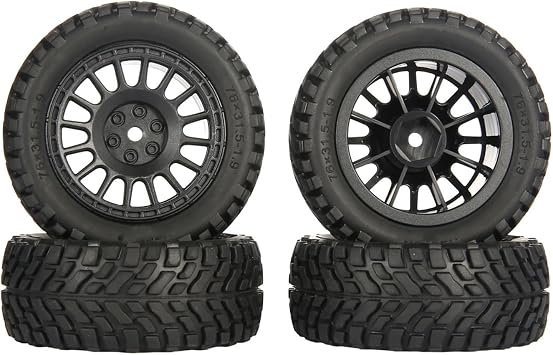 RC Car Tyre Tires For Wltoys 144010 144001 For Scx10 For Traxxas For Trx-4 1/14 1/16 1/10 4PCS 1.9inch 75mm Tires 12mm Hex Hubs Wheels RC For Racing Car