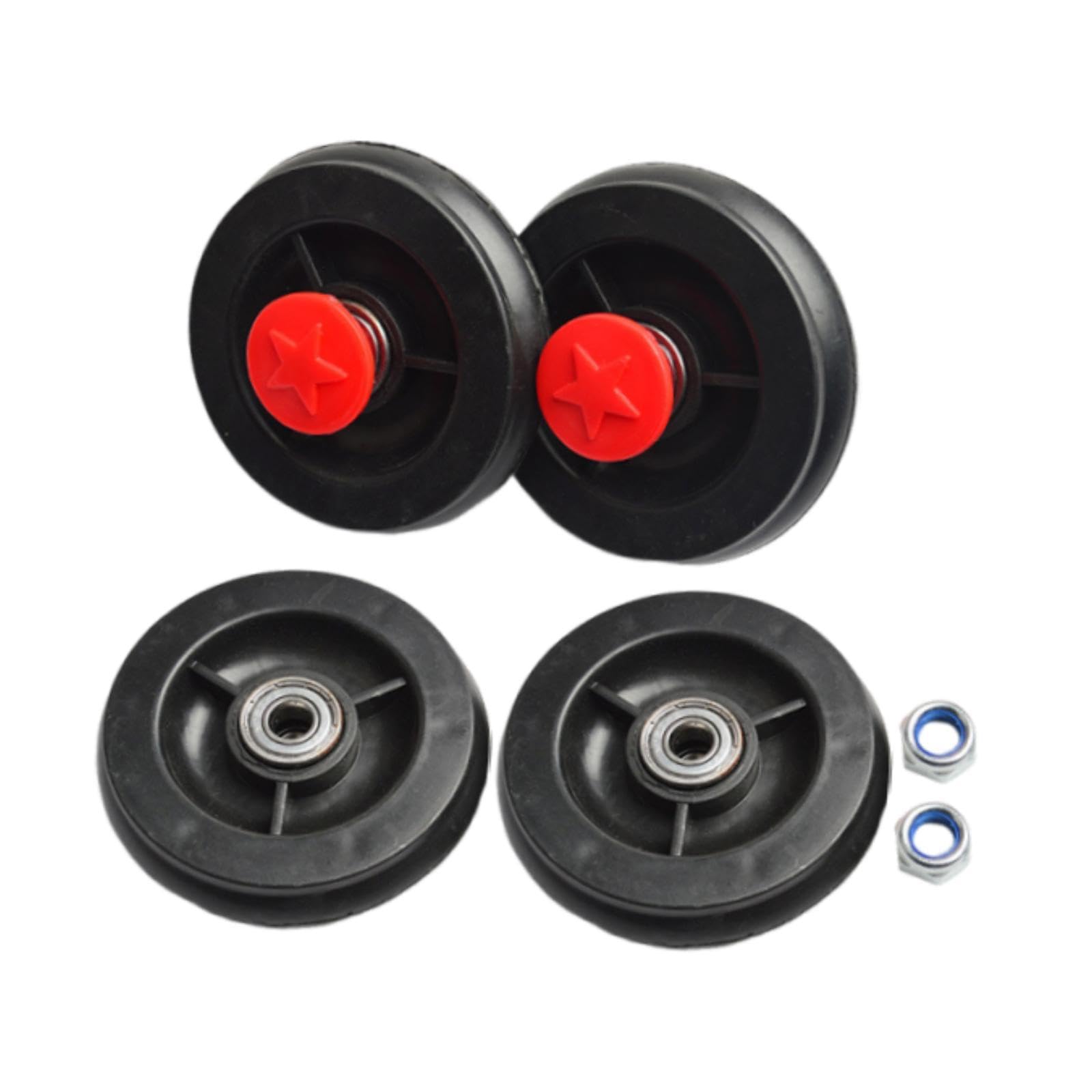 4 Stück Ersatzräder für Kinder Drehautos, Kids Twist Car Replacement, Kids Twist Car Replacement, Universelle Ersatzräder für Gepäck, Räder für Kinderautos, Räder für robuste Spielzeugautos