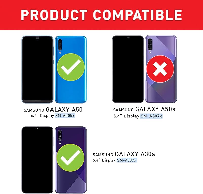 BEZ Páncél Tok Samsung Galaxy A50 / A30s Telefonhoz - Dupla Rétegű Ütésálló Védőtok Emelt Peremmel, Fekete