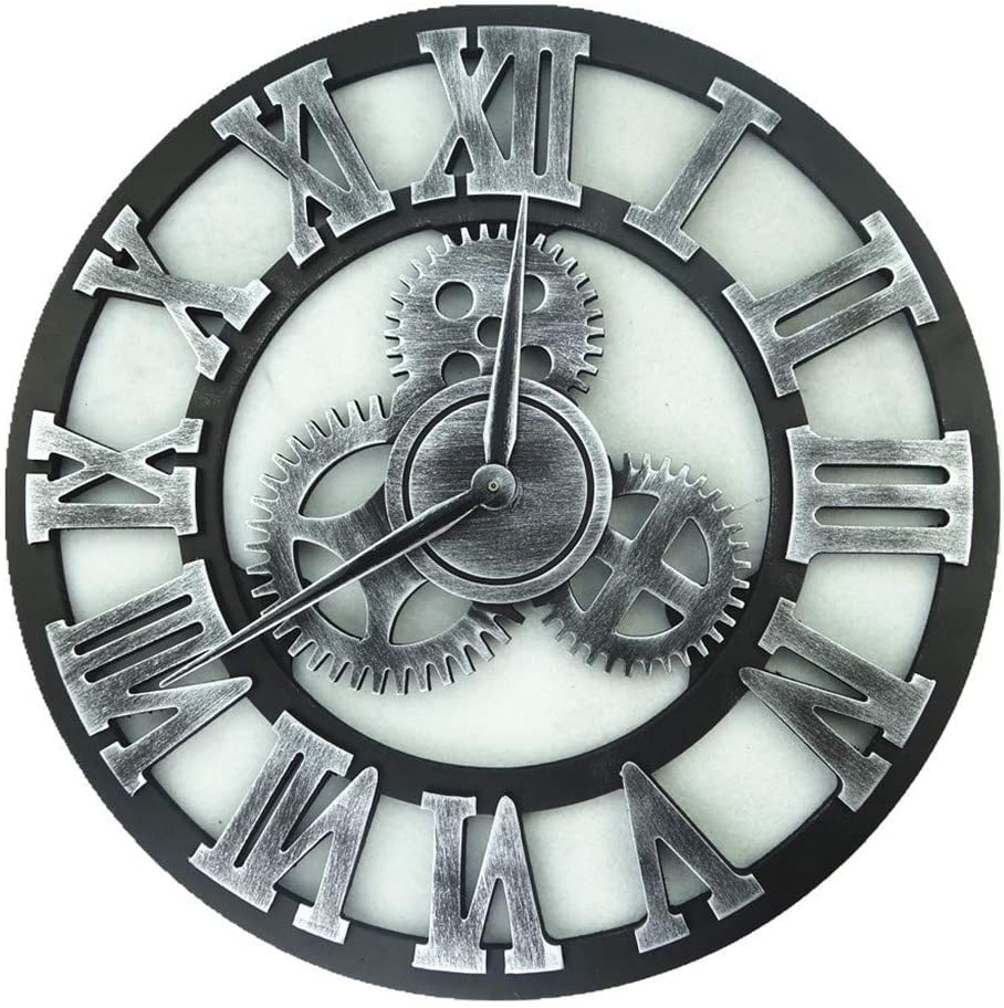 Horloge murale silencieuse anti-bruit pour supprimer le tic-tac du salon