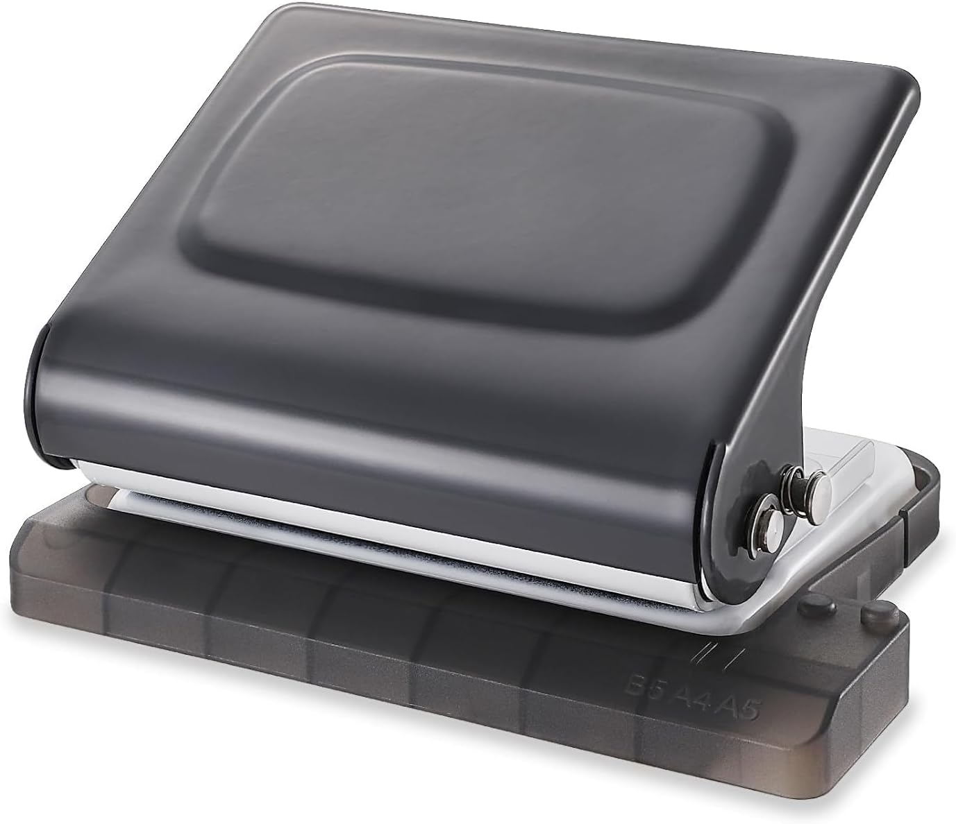 Azonee 10-Hole Punch Binder for Planners, A4/A5/B5 Book Loose-Leaf Paper Punch, Portable Coil Binding Machine,Ergonomic Metal Circular Punch for Home Office Study, 10-Sheet Capacity