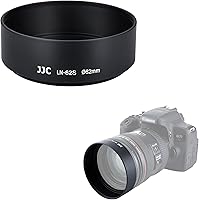 Vista 8 de JJC Parasol de lente de metal de aluminio estándar de montaje atornillado de 2.835 in para lentes con rosca de filtro frontal de 2.835 in para Canon