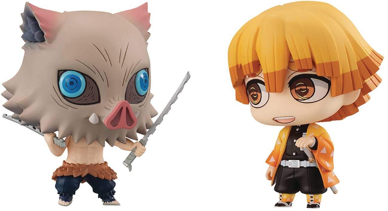 メガハウス ちみメガ バディシリーズ! 鬼滅の刃 我妻善逸&嘴平伊之助セット 約65mm PVC製 塗装済み完成品フィギュア