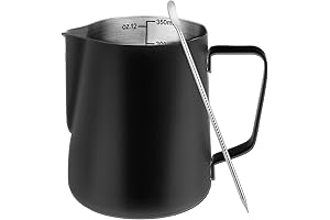 Milk Frothing Pitcher: Professional Coffee Creamer Cups for Baristas