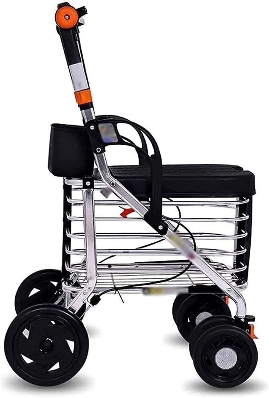 Amazon Rollator Walker ウォーキングフレーム 4輪 ウォーキングローラー 折りたたみ式 可動性 歩行補助 高さ調節