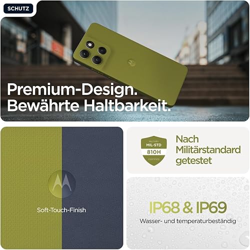 Motorola Moto g86 (6,67“-Super-HD-Display — šoninis vaizdas