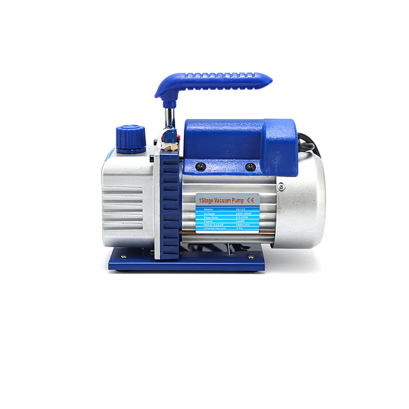Bomba de Vacío, Mini Bomba de Vacío de Paletas Rotativas Aire Acondicionado de Bajo Ruido Refrigeración Alimentos Bomba de Vacío de Envasado Al Vacío