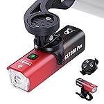 TOWILD CL1200 Bike Lights for Night Riding,Compatible with Garmin/GoPro Mount,1200 Lumen Bike Headlight,4000mAh Rechargeable Battery,Waterproof Bike Light for Commuter Cyclists
