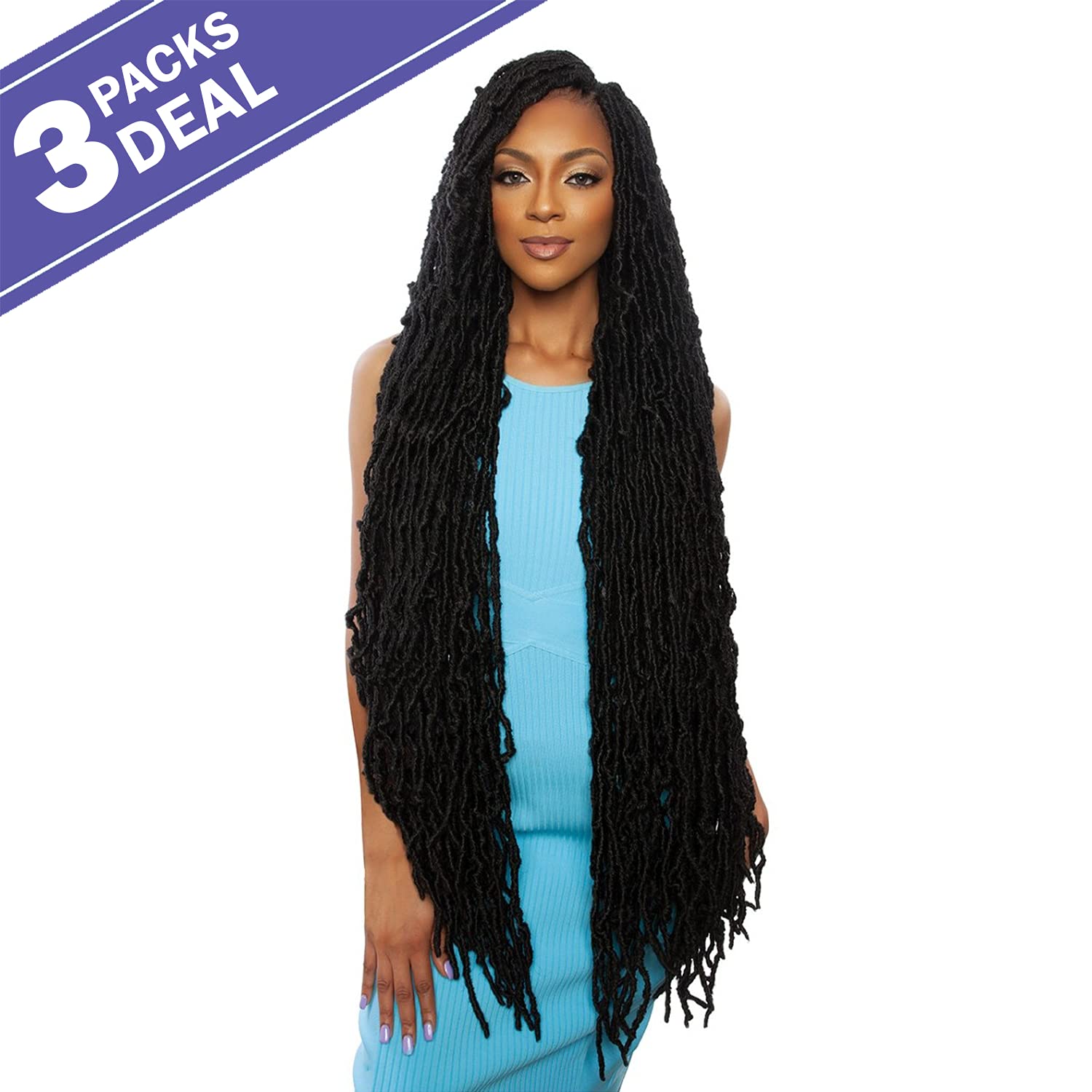 Mane Concept Crochet Braids A Fri-Naptural LOC315 3X Luv Locs 36" (3-pack, 27)