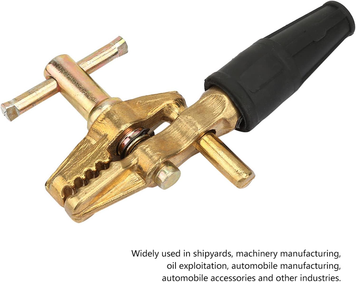 Welding Ground Clamp, 500A Heavy Duty Copper Earth Ground Cable Clip, for Manual Welder Welding Processing Tools (All copper)