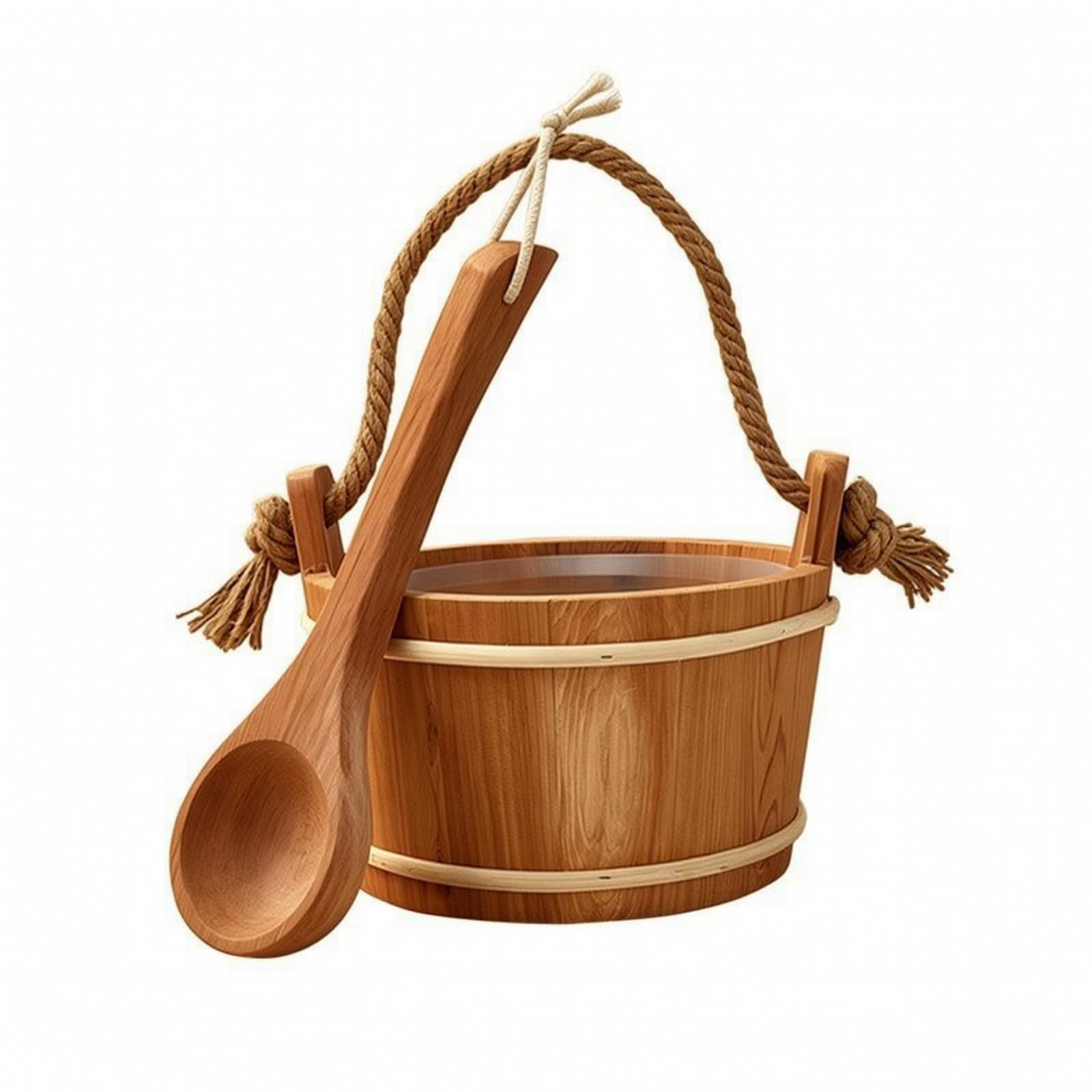 Seau Sauna avec Louche Étanche
