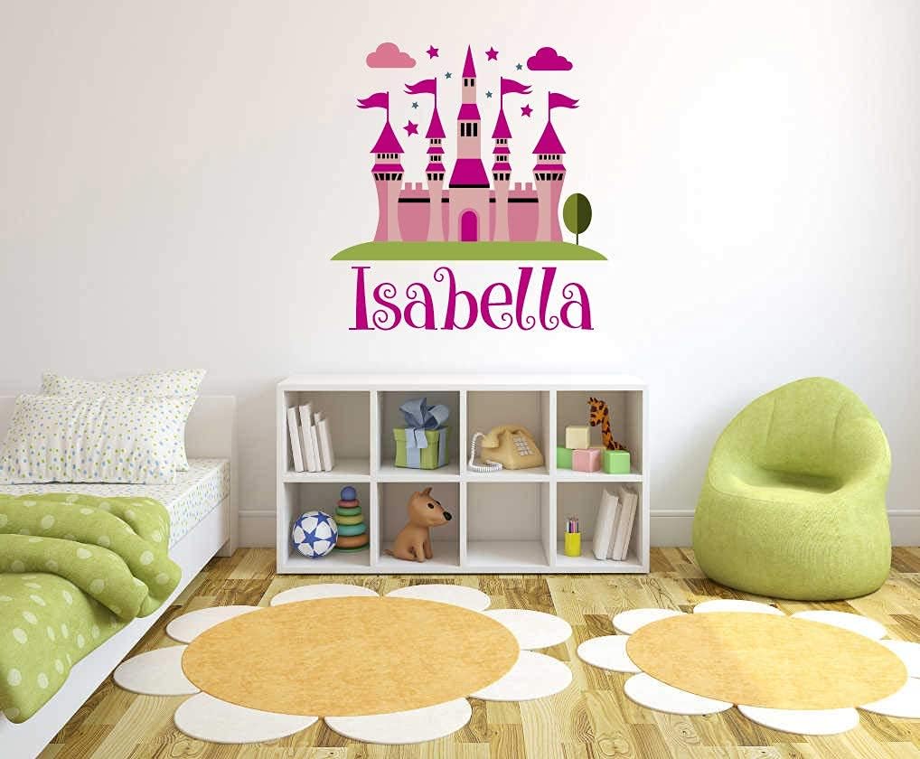 Uр Tо 40% оƒƒ Girls Custom Name Castle Wall Decal - Princess Castle Wall Art Mural - Wall Decal for Home Nursery Decoration (Wide 50x57 Height Inches) Bеѕt Dеаl Chеар 🛒 Girls Custom Name Castle Wall Decal - Princess Castle Wall Art Mural - Wall Decal for Home Nursery Decoration (Wide 50x57 Height Inches)